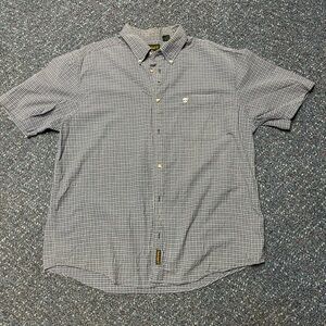 Timberland short sleeve button up shirt sz XXL